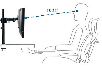 ARCTIC Z1 Basic - Bras d'écran Support de Bureau, jusqu'à 34/38 Ultra- Large, jusqu'à 15 kg/33 Ibs, Bras écran PC, VESA 75x75/100x100, inclinable, Ergonomique, Gestion des câbles - Noir